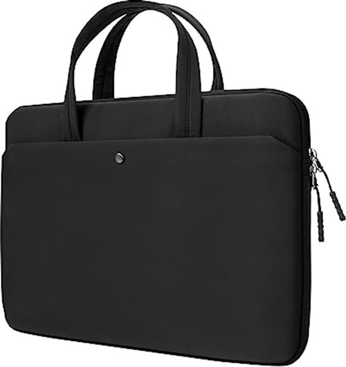 jooeer Laptop Sleeve Case 15,6-16 Inch Compatibel met Chromebook Notebook 15,6/16", Beschermende Waterdichte Computer Draagtas Zacht Gewatteerde Cover met Handvat Pocket, Zwart