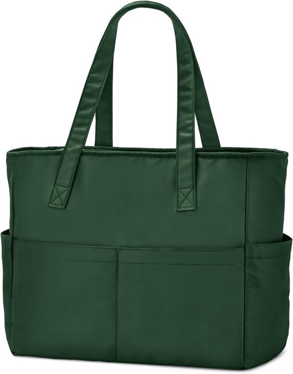 Tote Bag Shopper Dames - Waterdichte Laptoptas met 17 Inch Vak - Opvouwbare Handtas, Strandtas en Sporttas voor Vrouwen