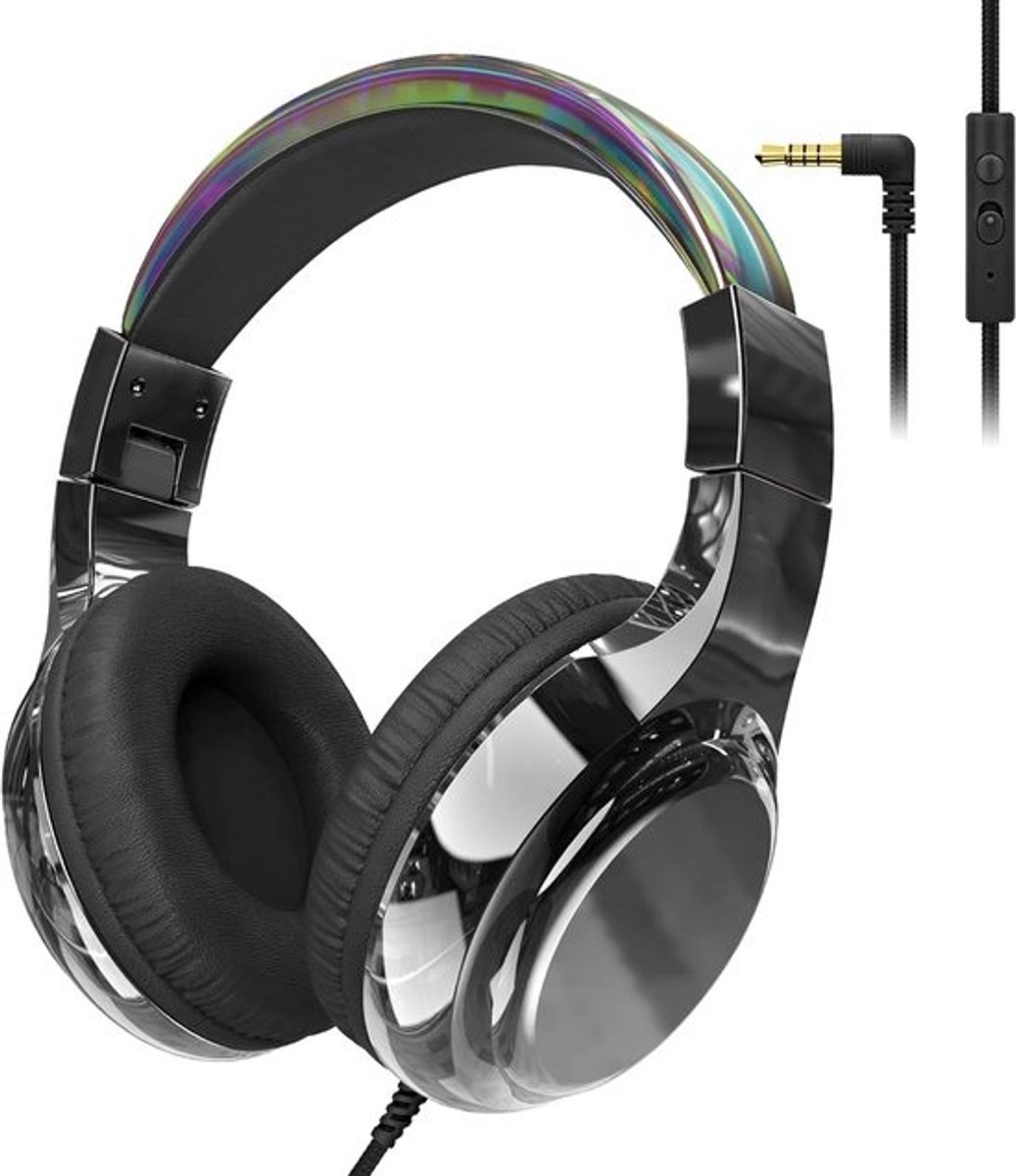 Comfortabele Hoofdtelefoon voor Kinderen met Volumebegrenzing en Microfoon