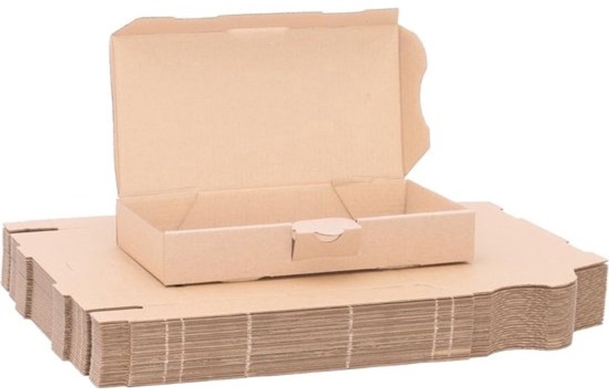 50 Luxe Maxi Verzenddozen Bruin - Ideaal voor Boeken en Documenten