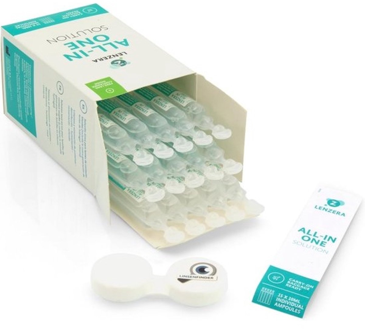 Kombilösung 15 x 10 ML Monodosis Ampullen met Container - Ideaal voor Reizen