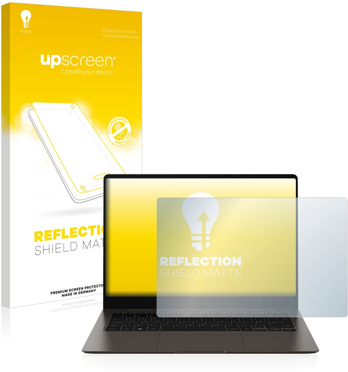 upscreen - Screenprotector voor Samsung Galaxy Book3 Pro 14" - Folie Beschermfolie anti glare matte