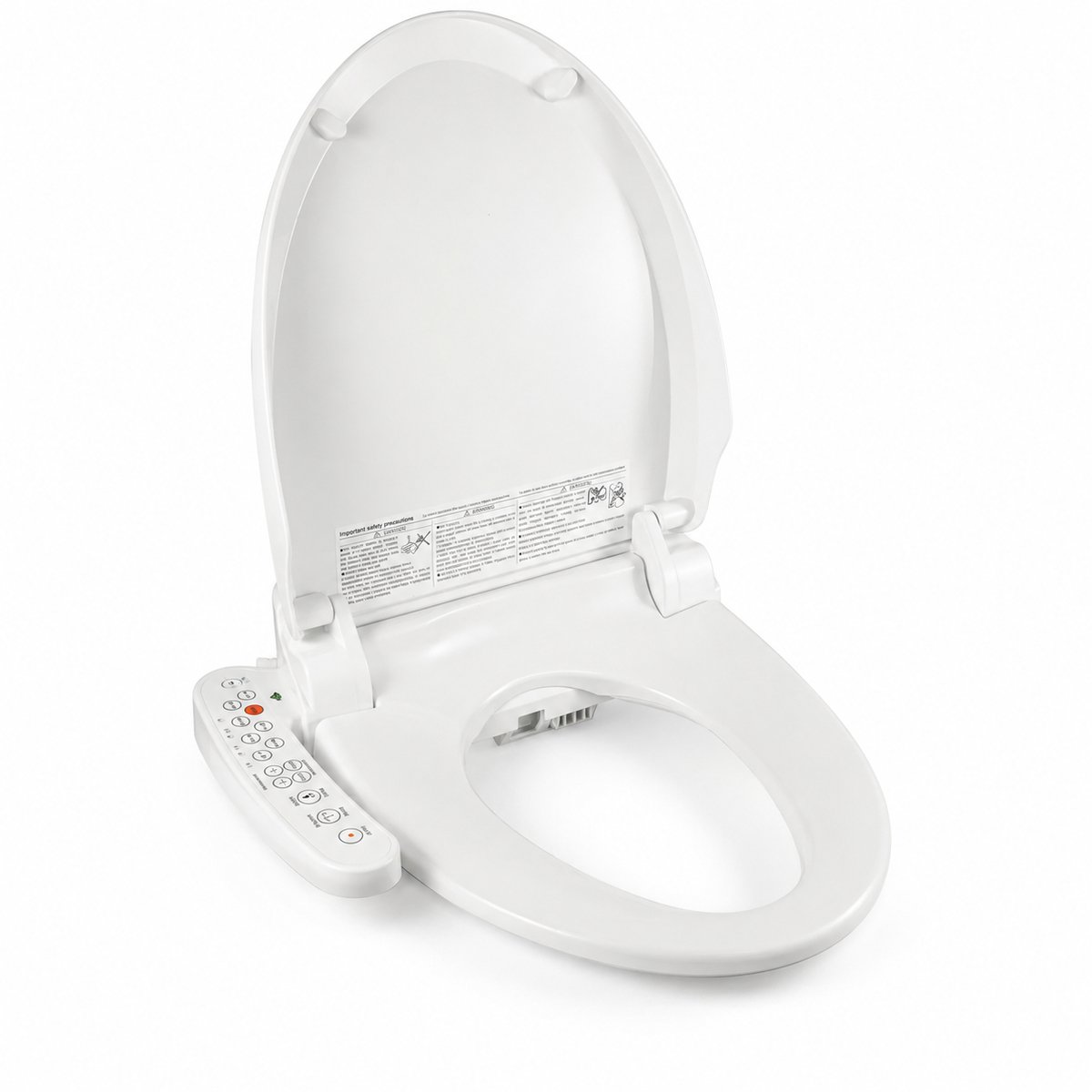 Novari - Bidet toiletbril - Bidet - Wc bril - Wc bril softclose - Verwarmde zitting - Zelfreinigend - Nachtverlichting - 4,25kg