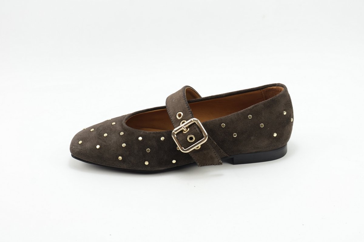 Via Vai - Lou Nina - Bandschoen plat - 62371 01 316 - Bruin