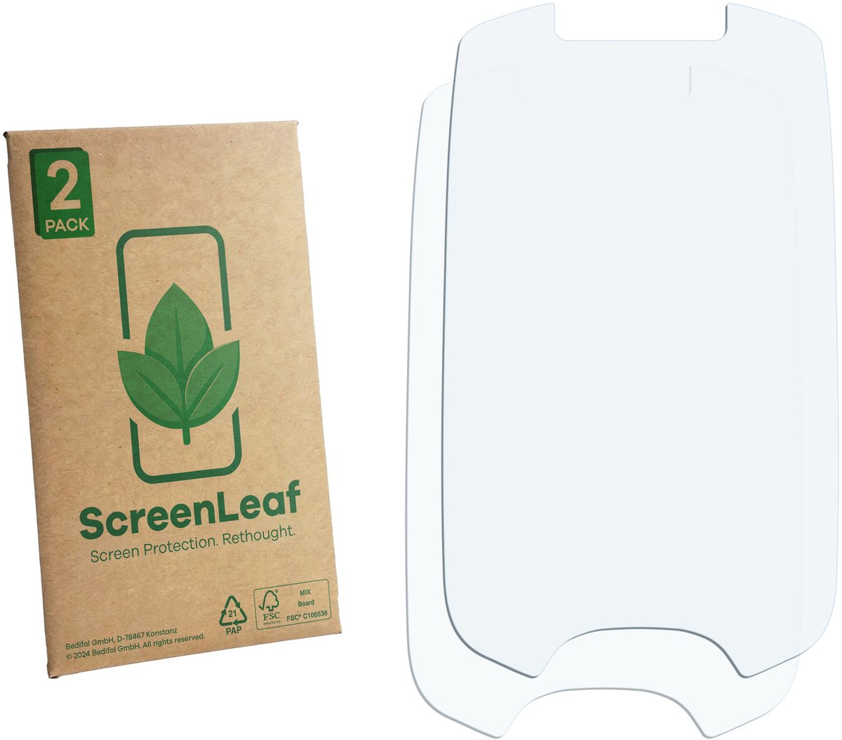 2 Stuks Screenprotector voor Zebra PS20 Plus - Hoogwaardige Beschermfolie transparant