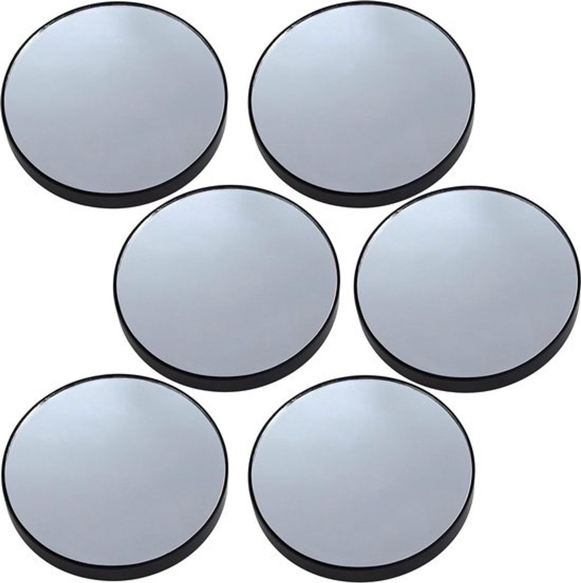 6x Vergrootspiegel 10x Vergroting met Zuignap - Ideaal voor Make-up en Precisiewerk