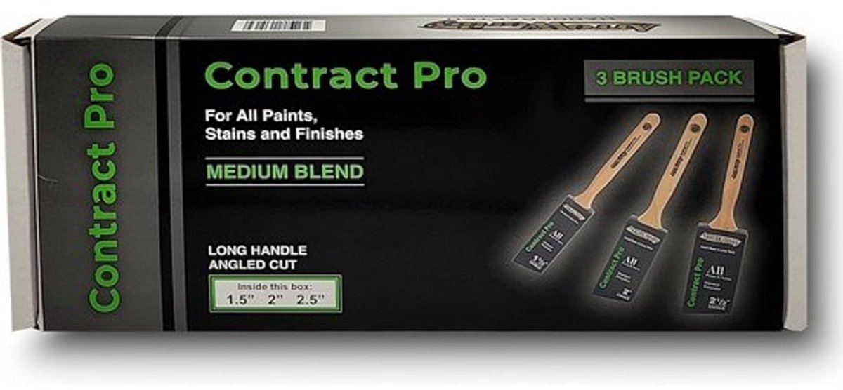 Hoekpenseel Box Set voor Professionele Schilders (1.5, 2, 2.5)