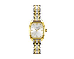 Victoria Hyde "Barrel"- Dameshorloge - Polshorloge - Dames - Bicolor - Quartz – 3 ATM - dameshorloge bicolor – 23mm - Vrouwen - RVS - zilver en goud