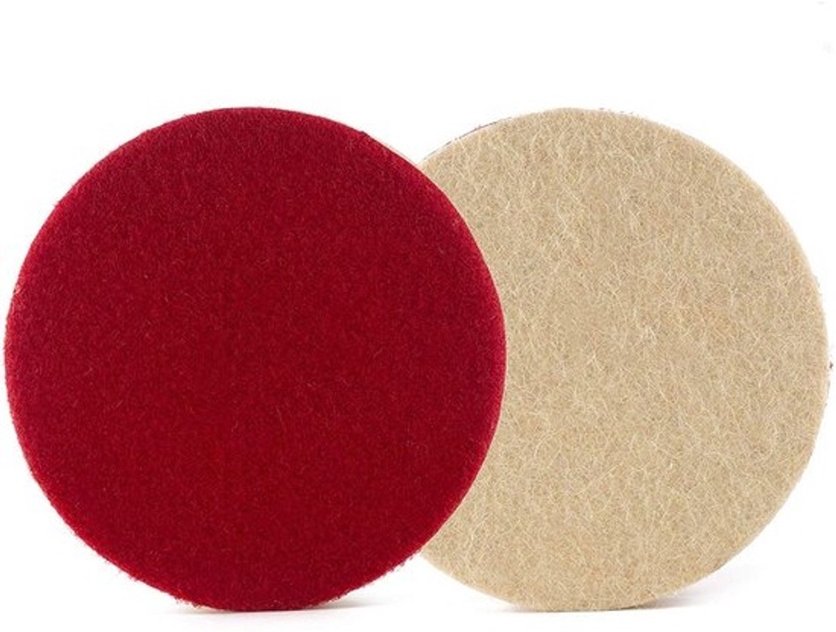 Dichte Vilt Polijstschijf voor Glas, 180x10mm - Low en High Speed Buffing Wiel