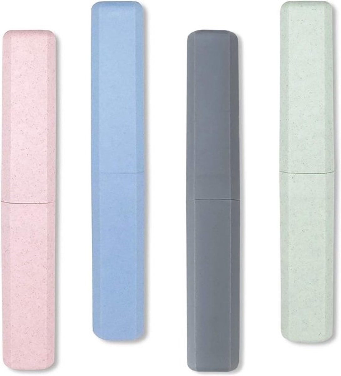 Reis Tandenborstel Set 4 Stuks met Beschermende Cases