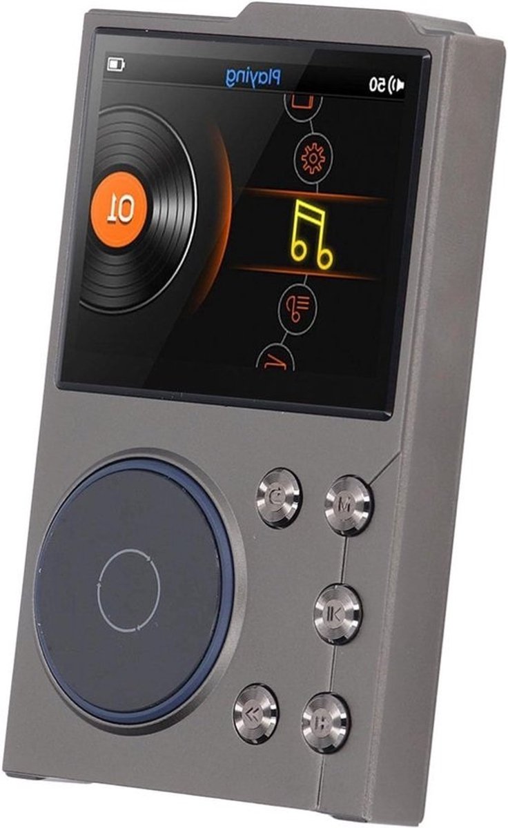 MP3-speler - Muziekspeler Audiospeler - Muziek Luisteren - Verliesvrij Geluid - 16 GB - Zwart