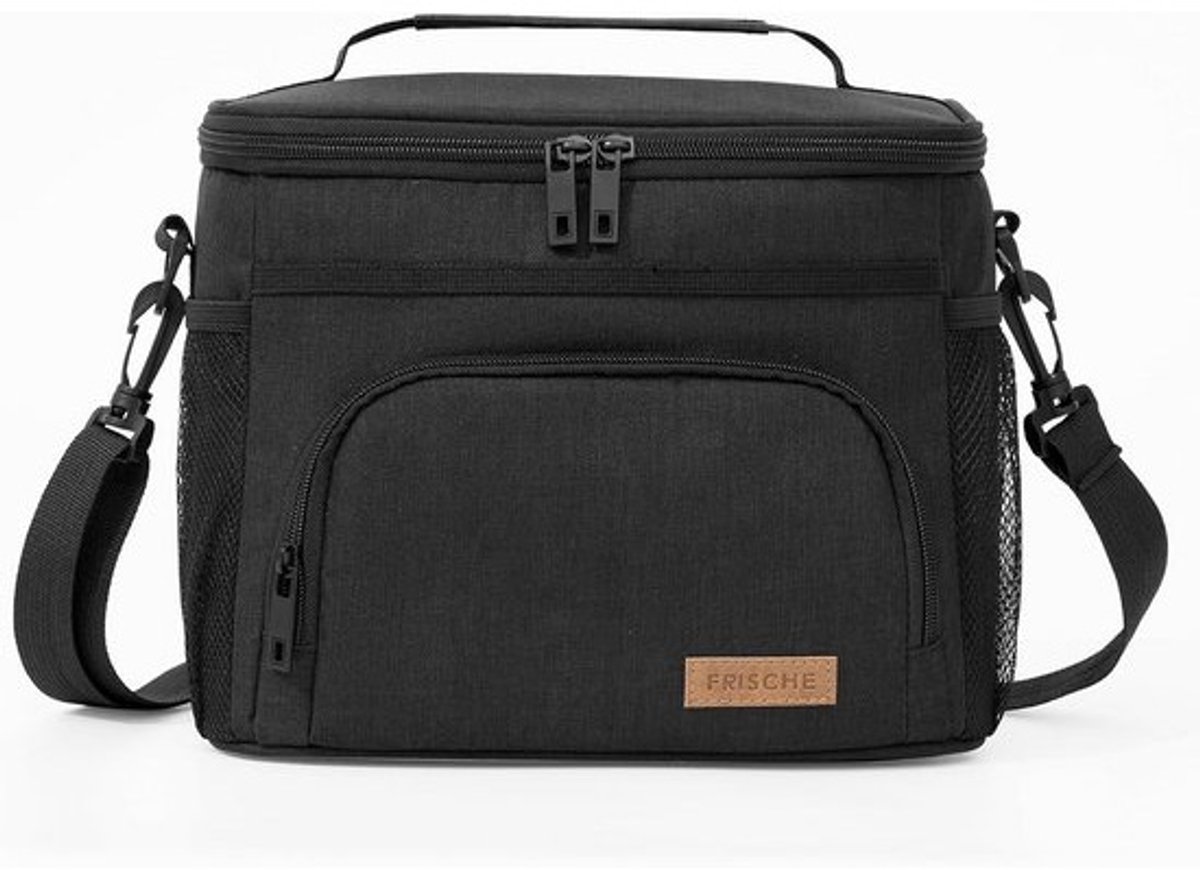 Koeltas 9L met schouderriemen - geïsoleerd lunchtasje voor school, werk en reizen - compacte koelbox voor eten en drinken