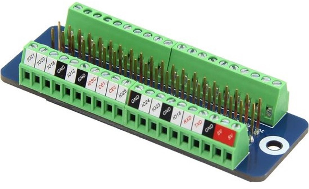 GPIO Terminal Blok Uitbreidingsprint voor Raspberry Pi 4B 3B+ 3B Zero 2W