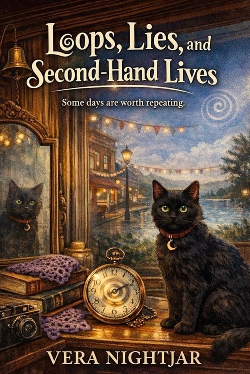 Paranormale Cozy Fantasy Mysterie over Tijdslussen en Geheimen in een Dorp