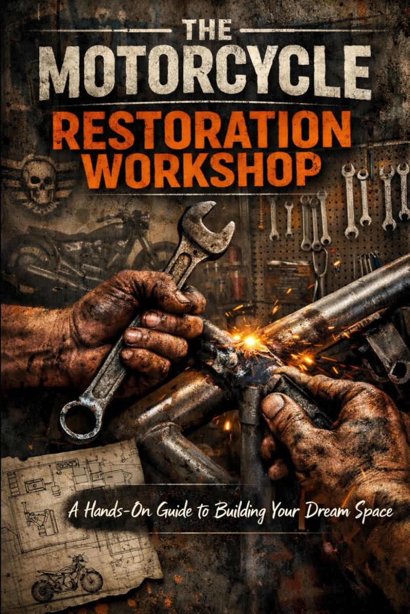 The Motorcycle Restoration Workshop: Turn Your Garage into a Motorcycle Masterpiece - One Wrench Turn at a Time! - ShopVlot