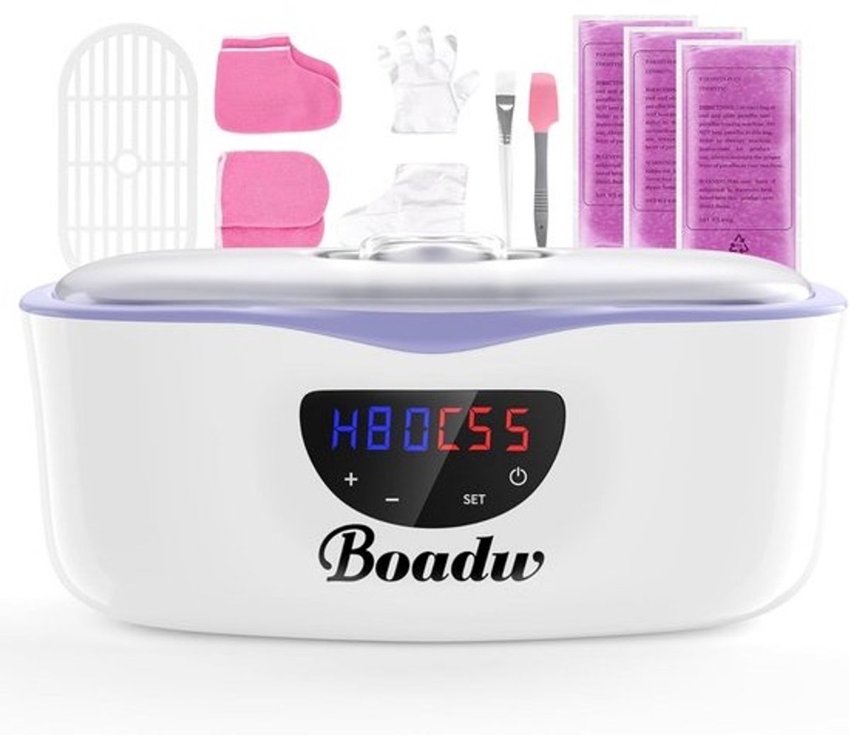 Paraffine Bad voor Handen en Voeten - 4000ml Set voor Droge Huid met Accessoires - Spa Cadeau