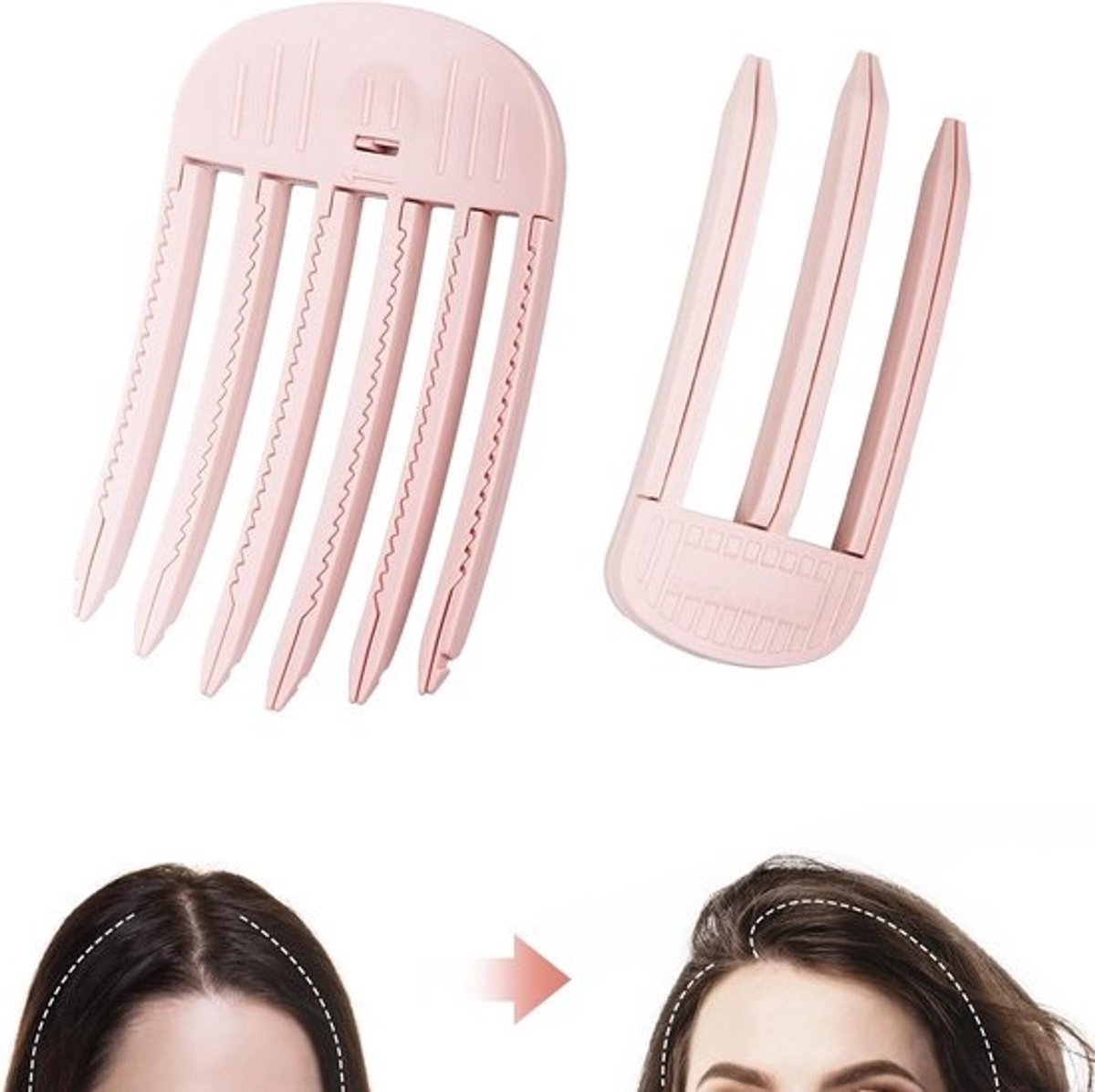 Volume Styling Clips voor Luchtige Pony en Hittevrije Krullen