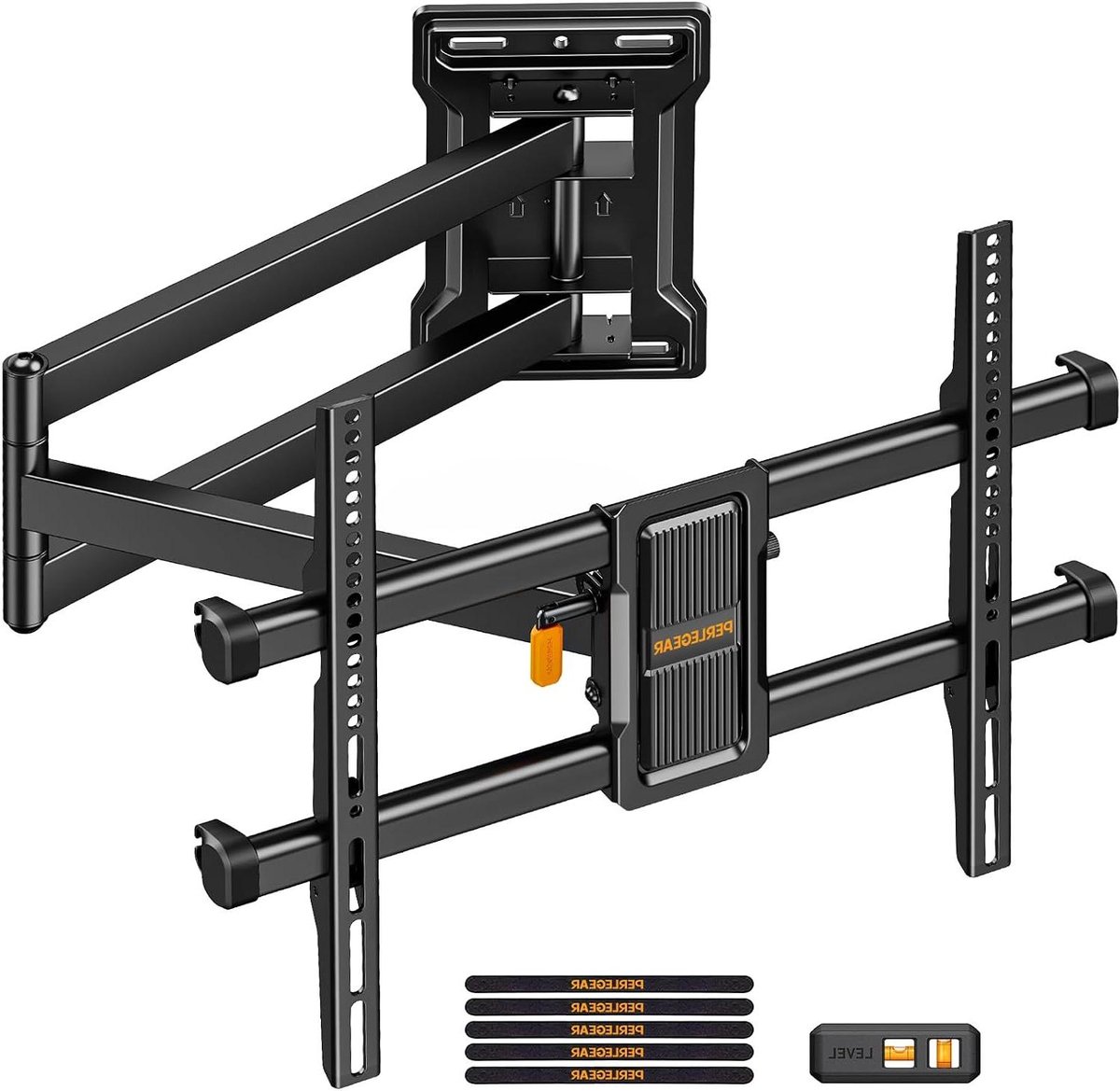 TV Wandbeugel - TV Beugel - Flexibel Kijken - 700mm Uitschuifbaar - 32-65 inch - Zwart