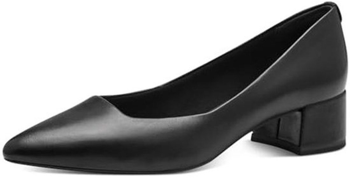Elegante Dames Pomp met Blokhak en Comfortabele Pasvorm