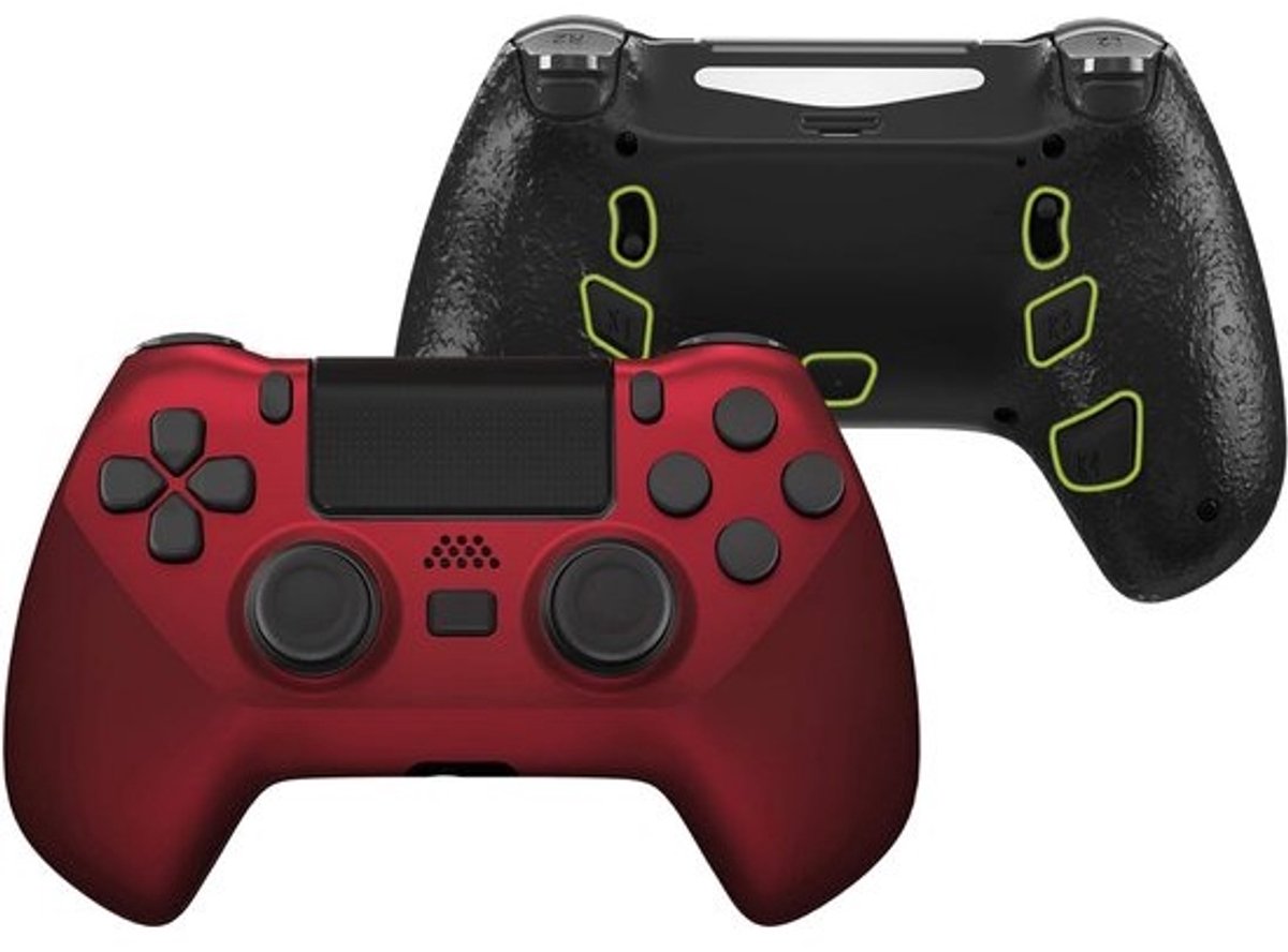 Controller Upgrade Kit - Controller Shell - Gaming Prestaties Verbeteren - Ergonomische Achterknoppen - Voor PS4 Controller - Scharlaken Rood