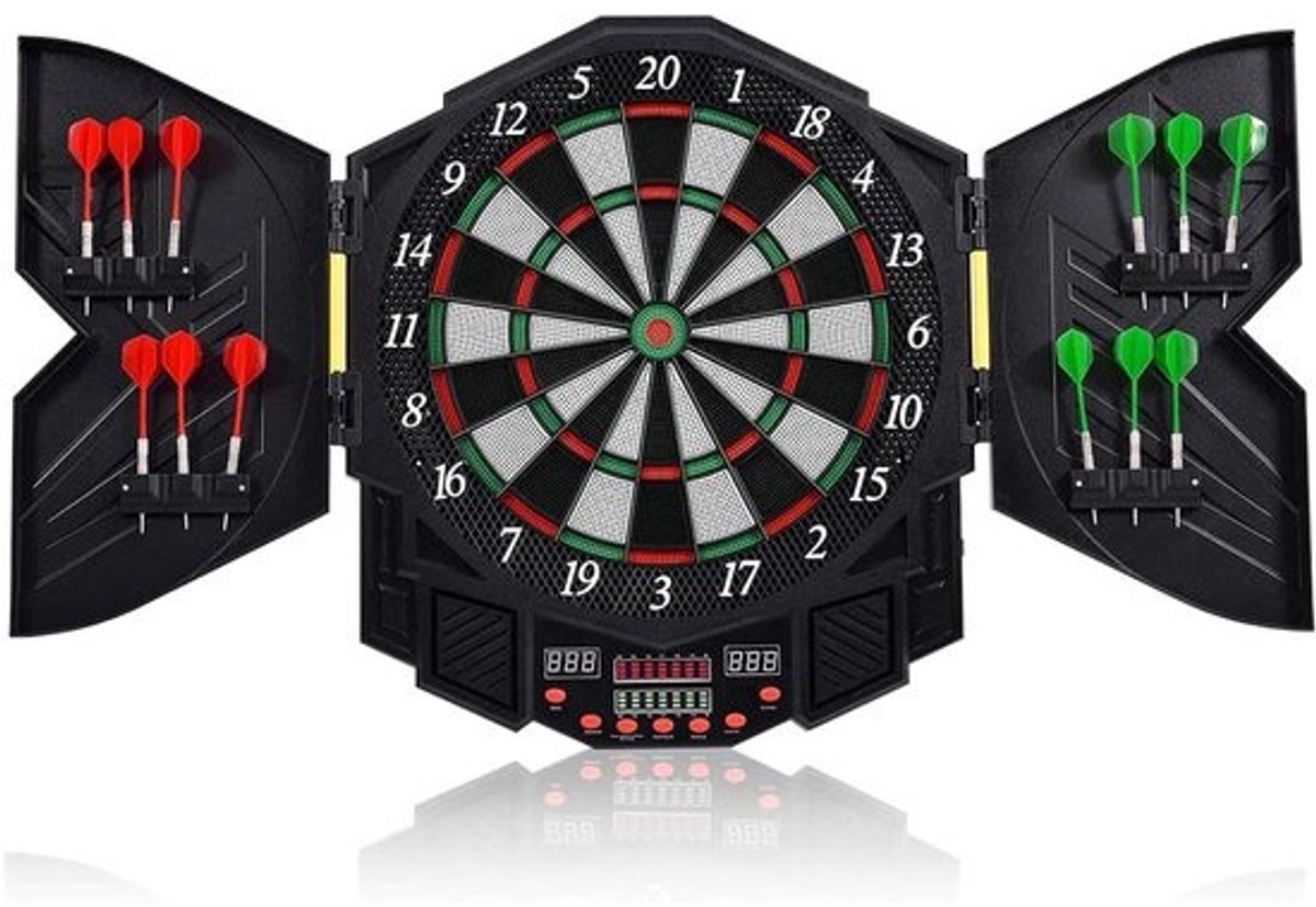 Elektronisch Dartbord - Dartautomaat LED - Spel en Fun - 27 Spellen 216 Varianten