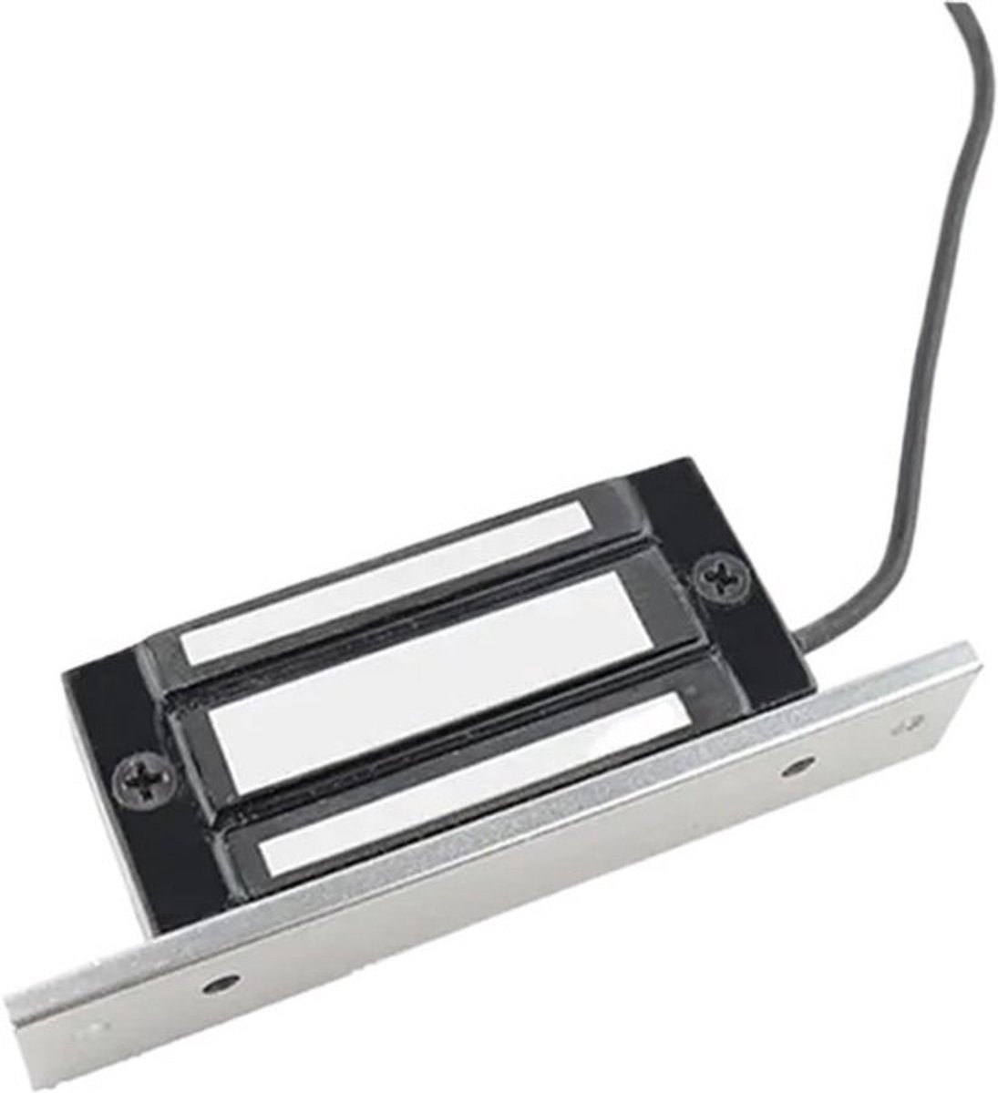 Magnetisch Deurslot - Elektronisch Slot - Kast Deur Beveiligen - 60kg Houdkracht - Mini Formaat - Zwart