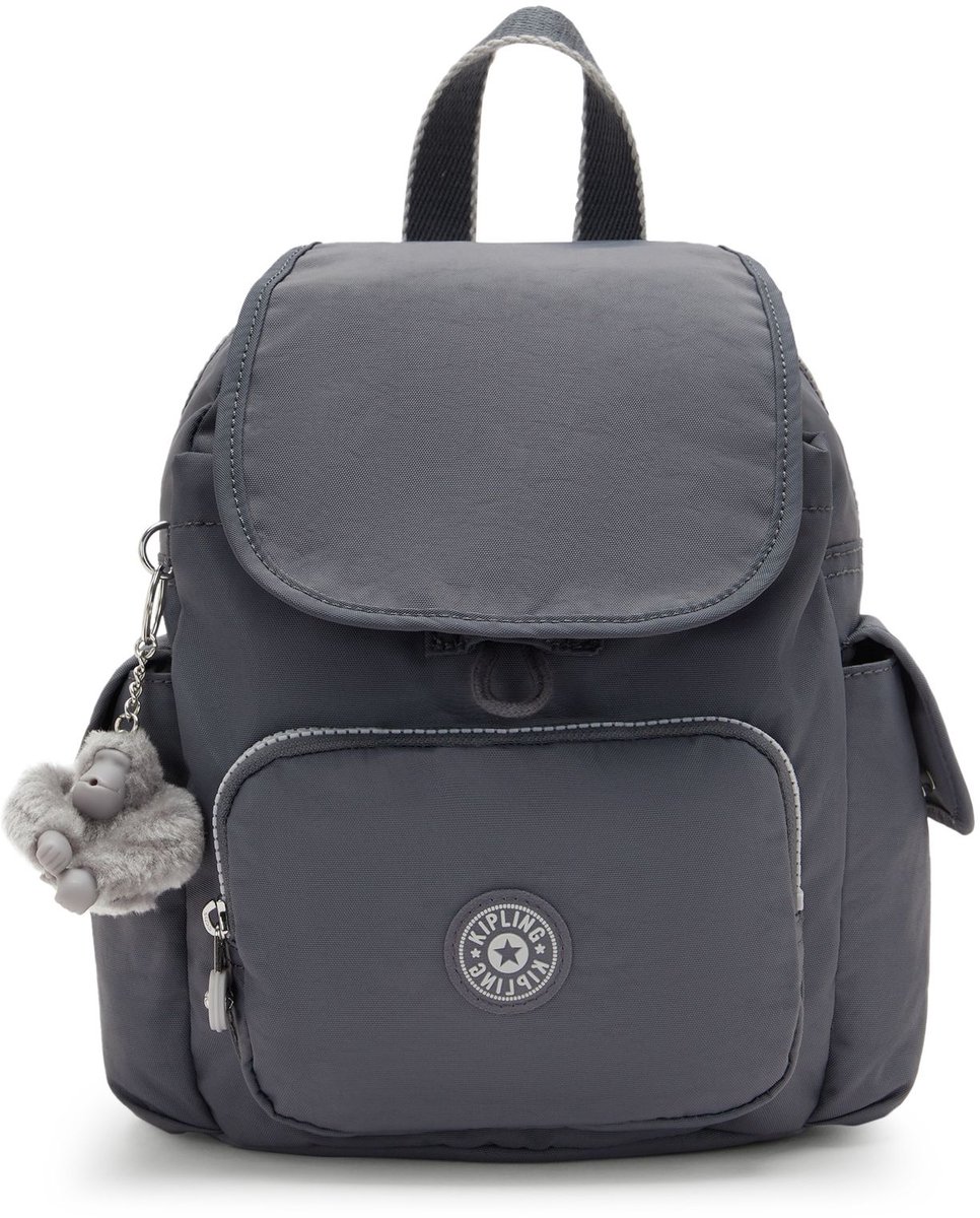 kipling vrijetijdsrugzak rugzak Basic City Pack Mini Backpack Moonlit Grey grijs