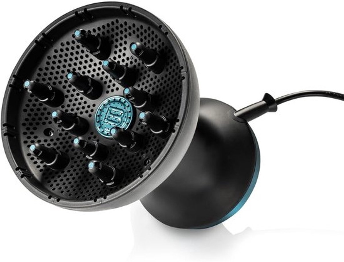 Professionele Diffuser voor Krullend Haar met Ionen Technologie - 2 Snelheden, 3 Temperatuurinstellingen, 3 m Kabel, Zacht Droogproces