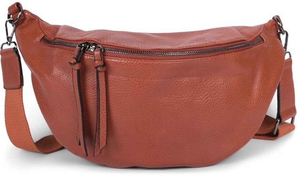 Halve Maan Crossbody Schoudertas met Afneembare Verstelbare Schouderriem
