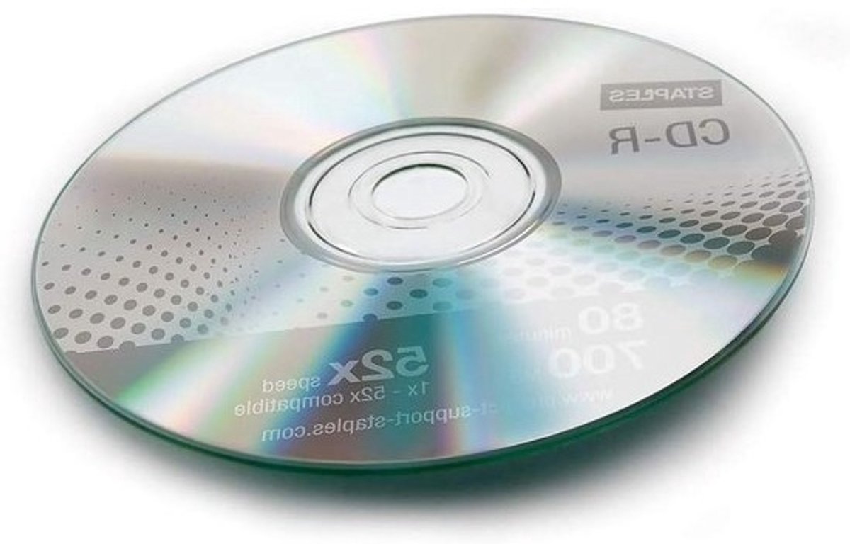CD-R Media - Lege CD's - Muziek Archiveren - Eenmalig Schrijven - 700 MB - Zilver