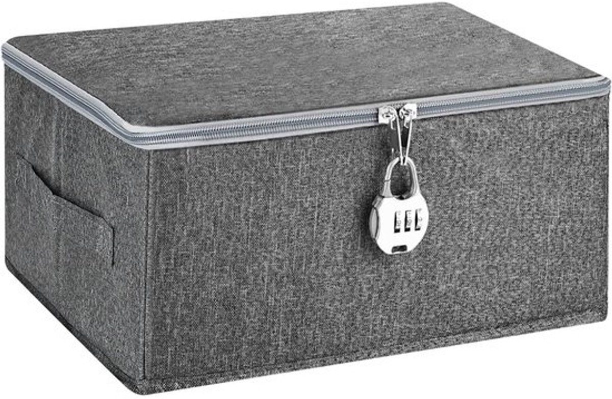 Afsluitbare Medicijnbox met Slot - Opbergdoos Medicijnen en Spullen - Medicijndoos - Organizer