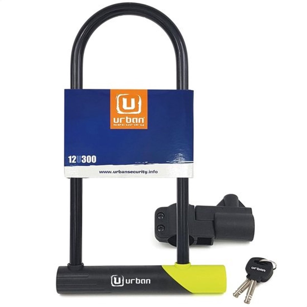 Extra stevig U-slot met beugel voor fiets en scooter