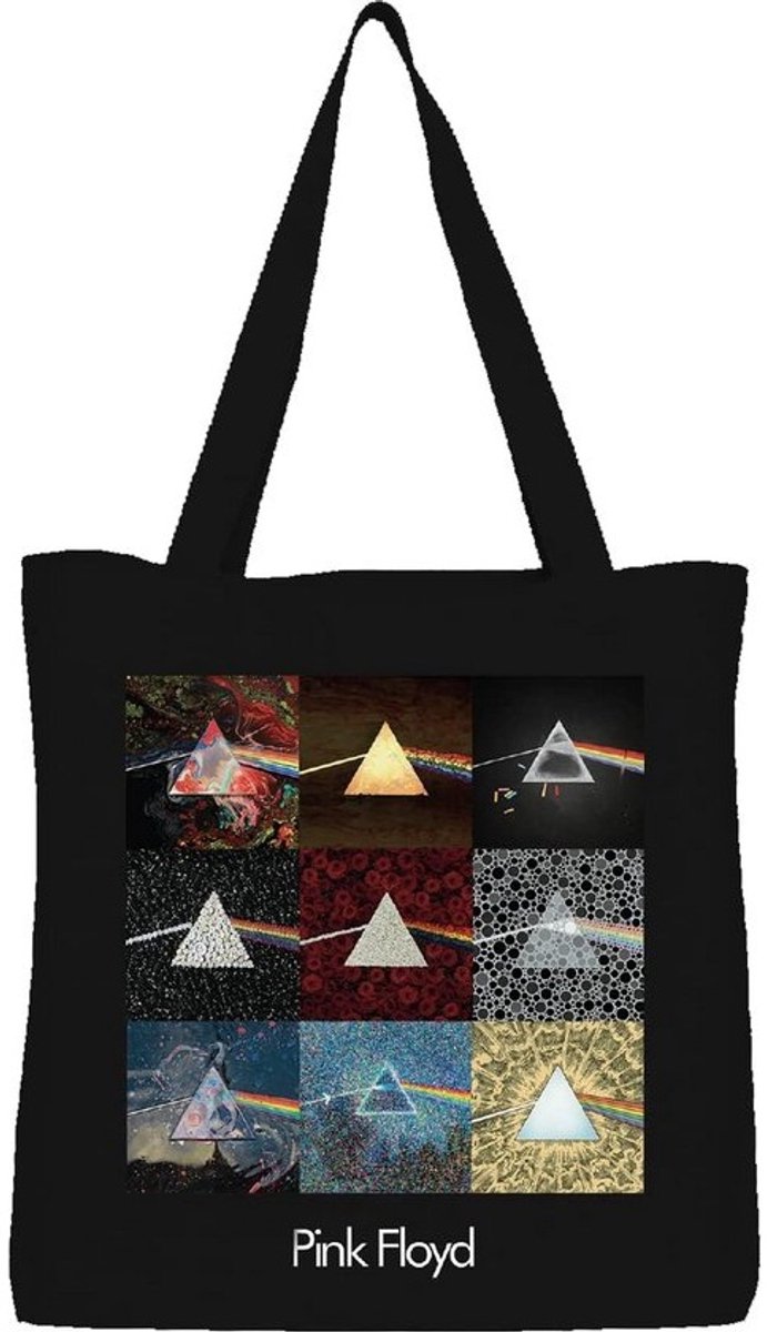 Tote Bag Dark Side of the Moon - Zwart - 38 x 40 cm - Utility Tas