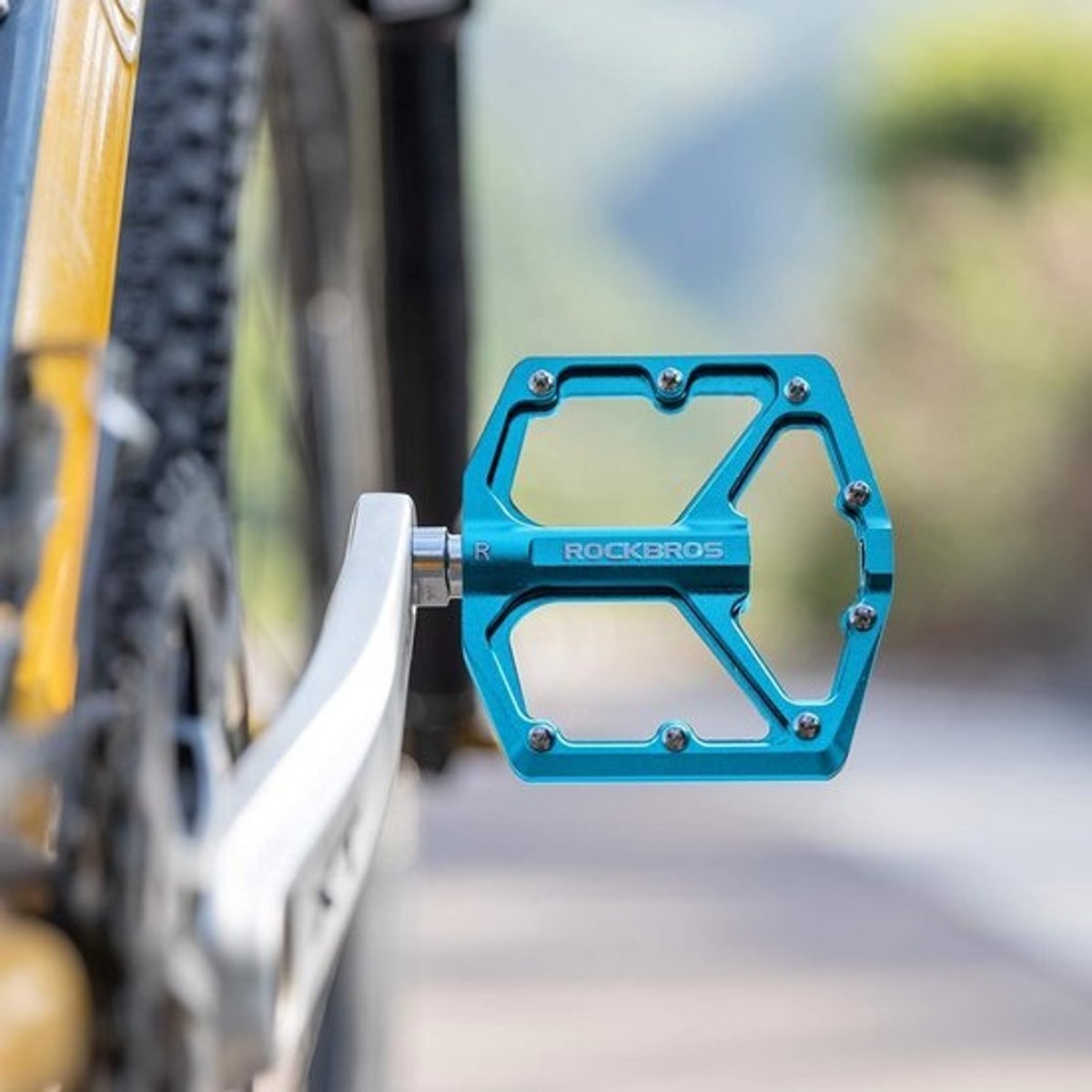 Aluminium Platform Fietspedalen - Ultralichte Antislip Pedalen voor MTB, Stadsfietsen en E-bikes