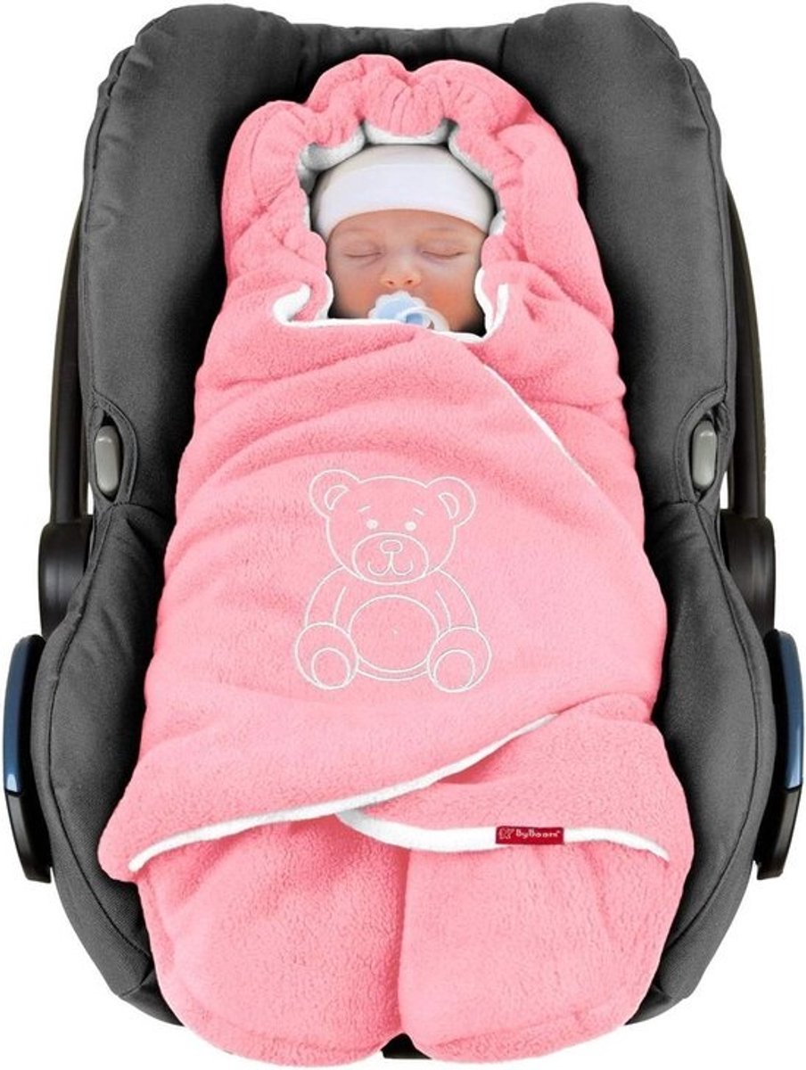Warme en zachte babydeken voor autostoeltje en kinderwagen - Universele winterdeken, knuffeldeken, voetenzak voor babyzitjes
