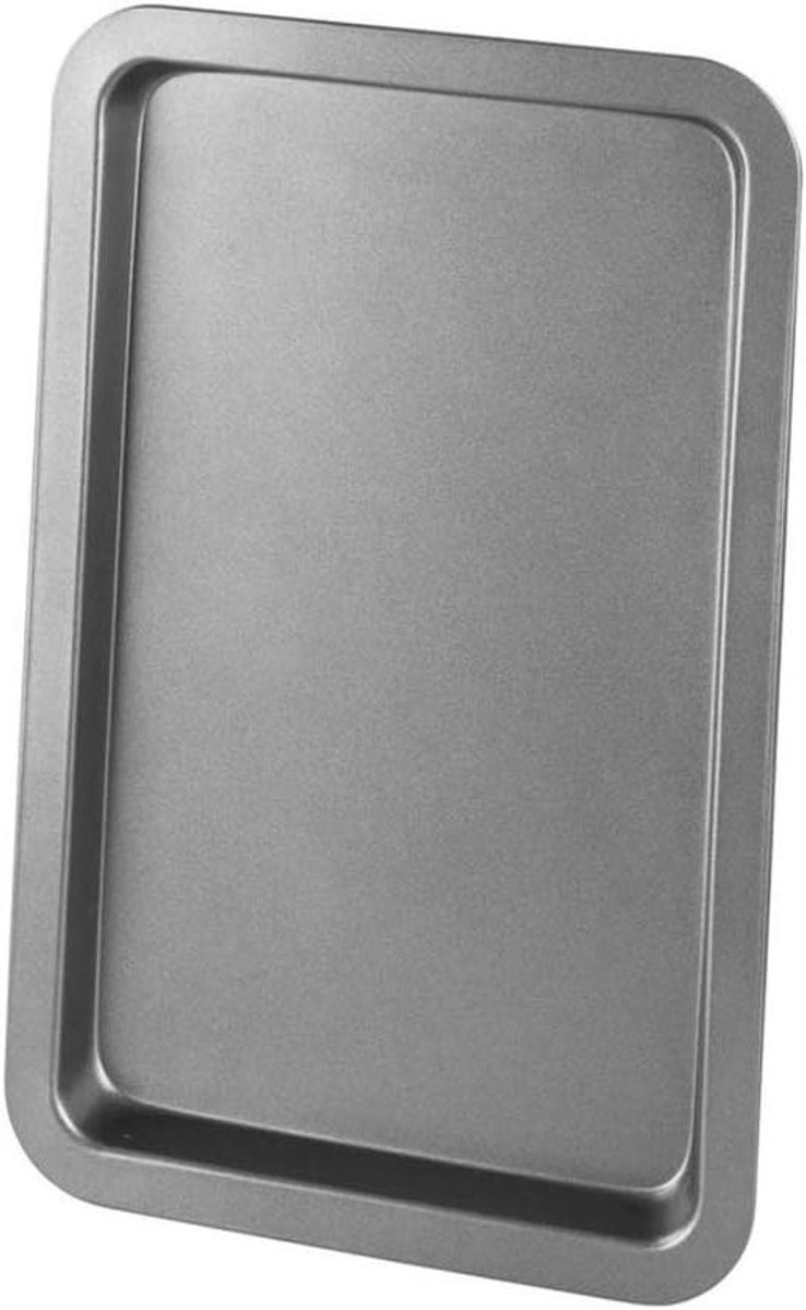 Bakplaat - Ovenplaat - Bakken en Roosteren - Antiaanbaklaag - 30x18cm - Grijs