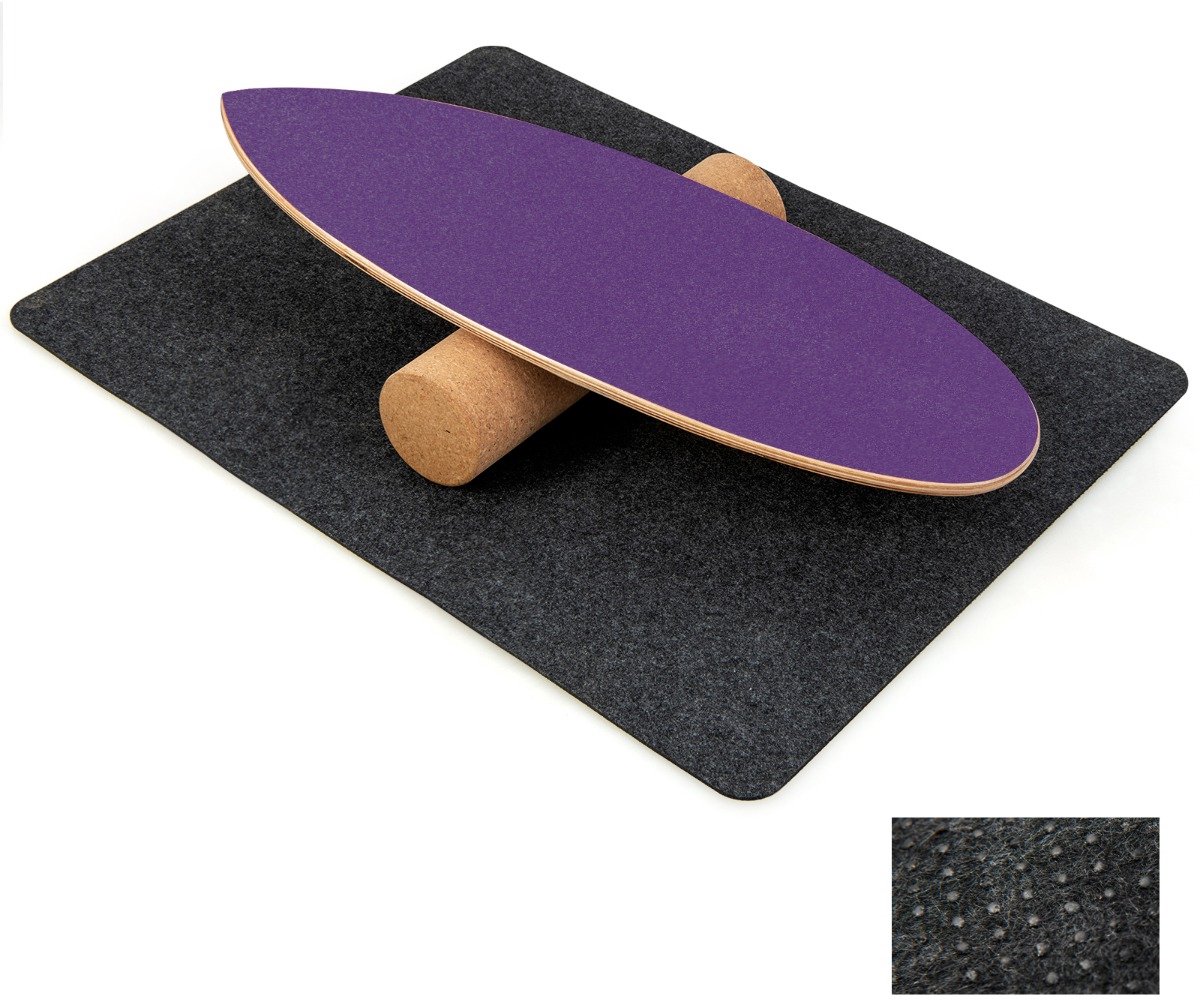 SureDeal® - Turnstang - Balance Board Hout - Thuis - Kurkrol Balansboard Uit - 75x25,5 cm - Naturel