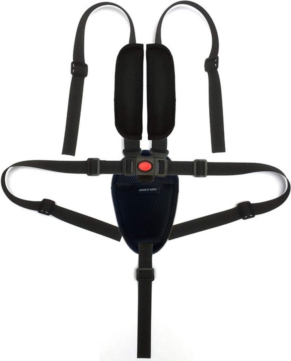 Verstelbare Veiligheidsgordel voor Kinderwagen, Kinderstoel en Buggy - 5- of 3-Punts Universeel Babygordel