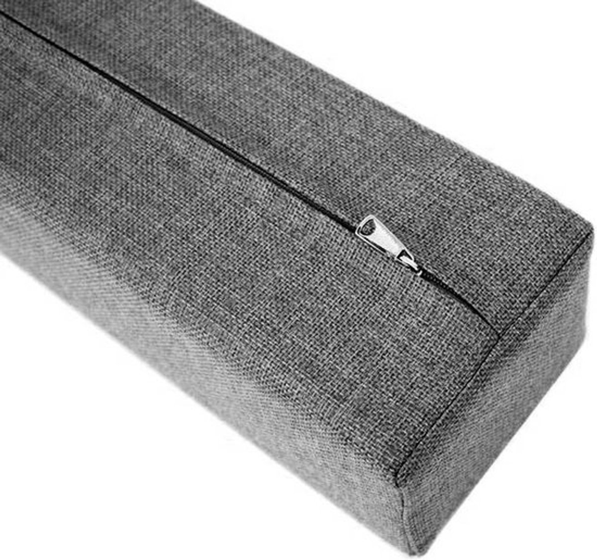 Hoofdbord spleetvuller - Matras wig - Bed comfort - Afneembare hoes - 180x15x15cm - Grijs