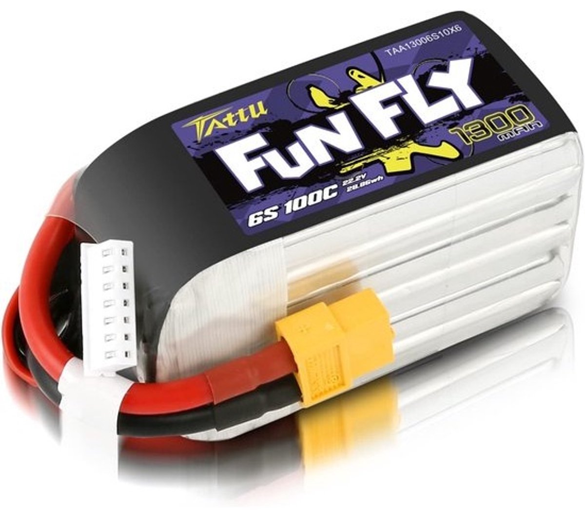 Lipo 6S accu 1300mAh 22,2V 100C batterij voor UAV Drone FPV Race RC Quadcopter