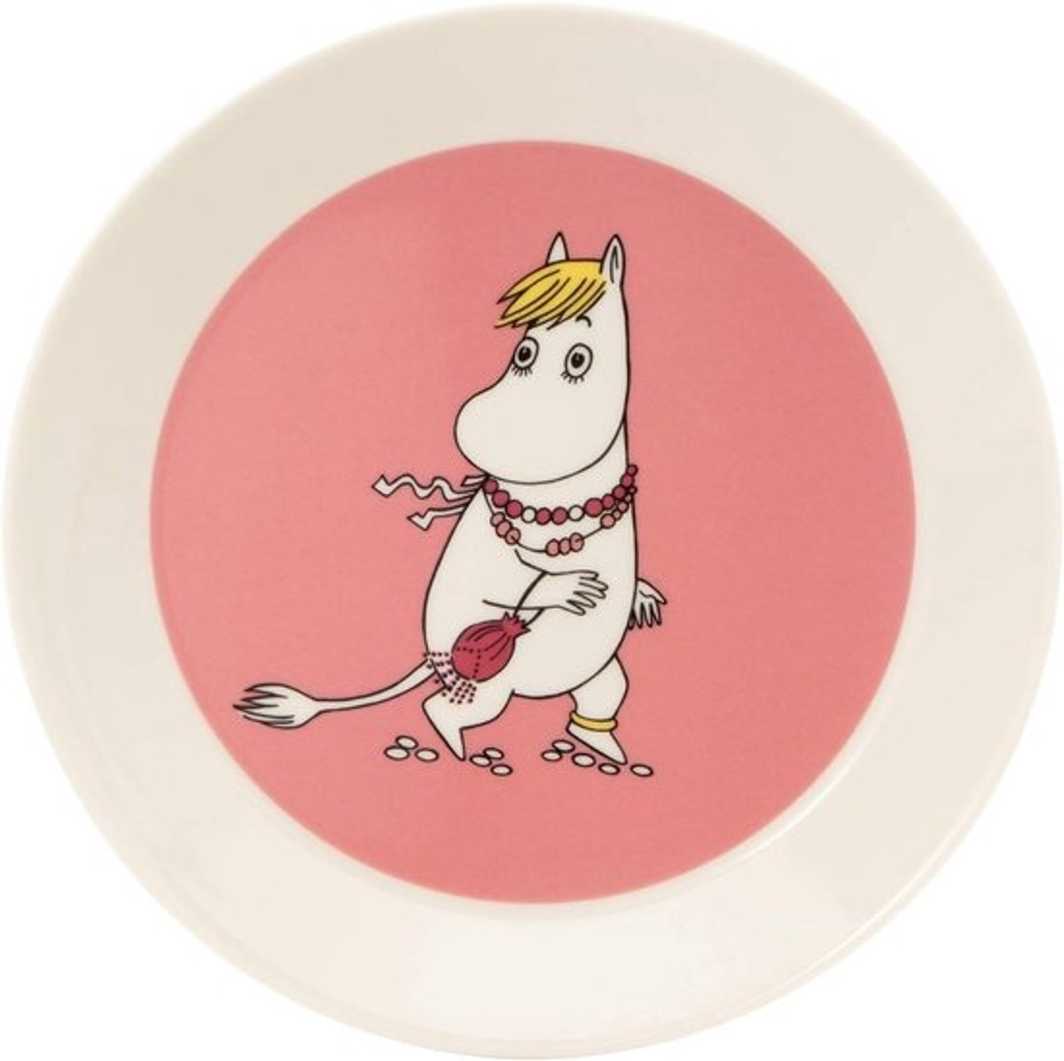 Plat Bord 19 cm Porselein - Snorkmaiden Moomin Thema