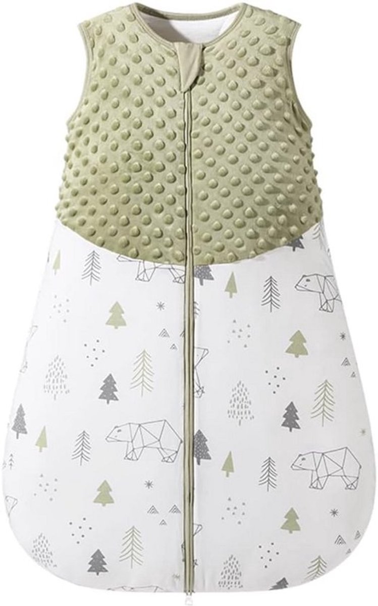 Unisex Slaapzak voor Baby's 1.5 Tog - Zachte Katoenen Draagbare Dekbed Swaddle voor Pasgeborenen met Dubbele Rits