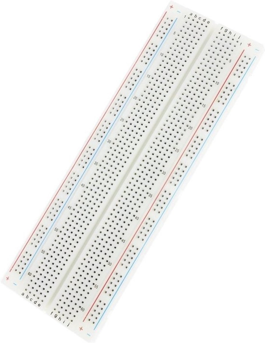 Experimenteerbord Breadboard 830 Contactpunten - Steekbord zonder Solderen voor Elektronica