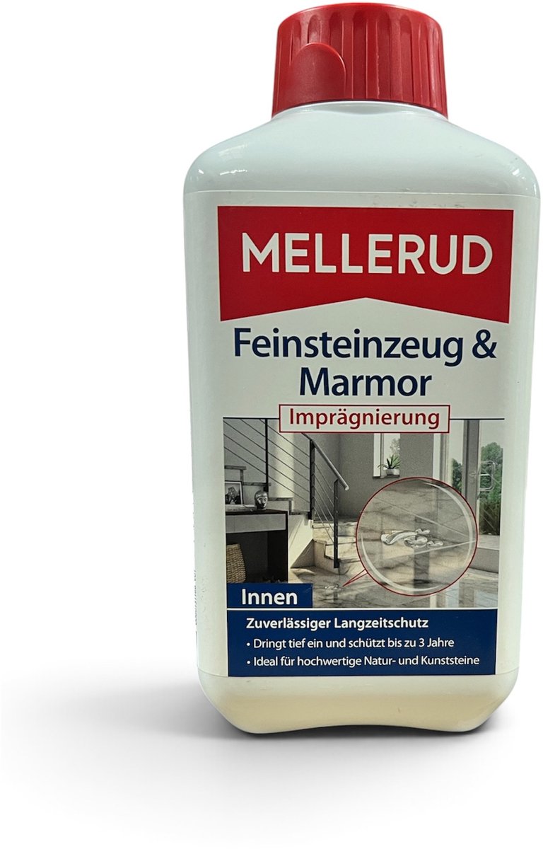 Mellerud Porselein, Steengoed en Marmer Impregnatie voor Binnen 500ml