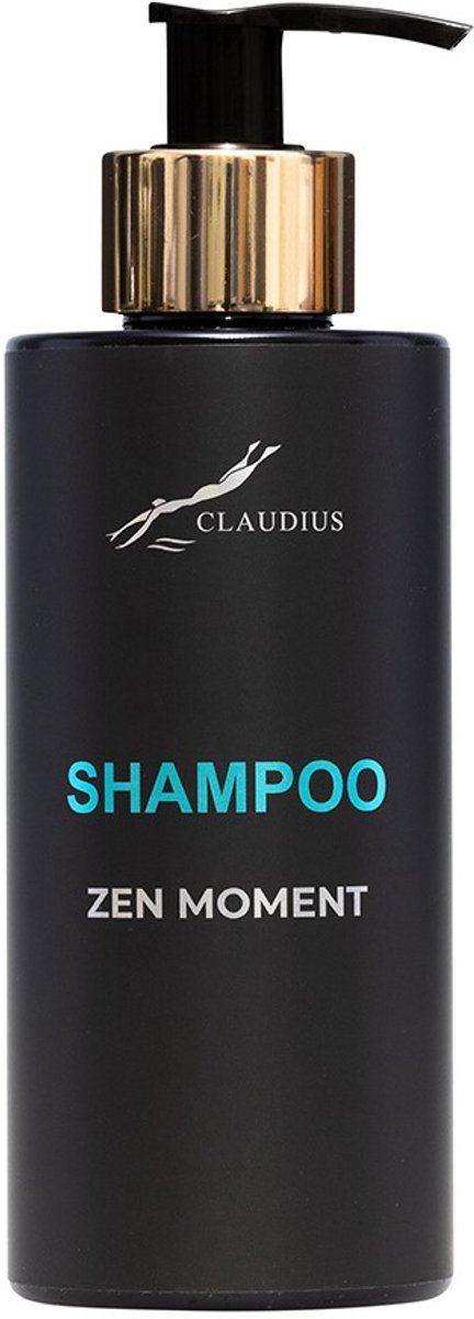 Shampoo Zen Moment 300 ml - met gouden pomp - zwarte fles