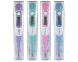 BioSynex - Snelle Thermometer - Baby en Volwassenen - Paars - Flexibele Punt - Oraal Rectaal en Oksel