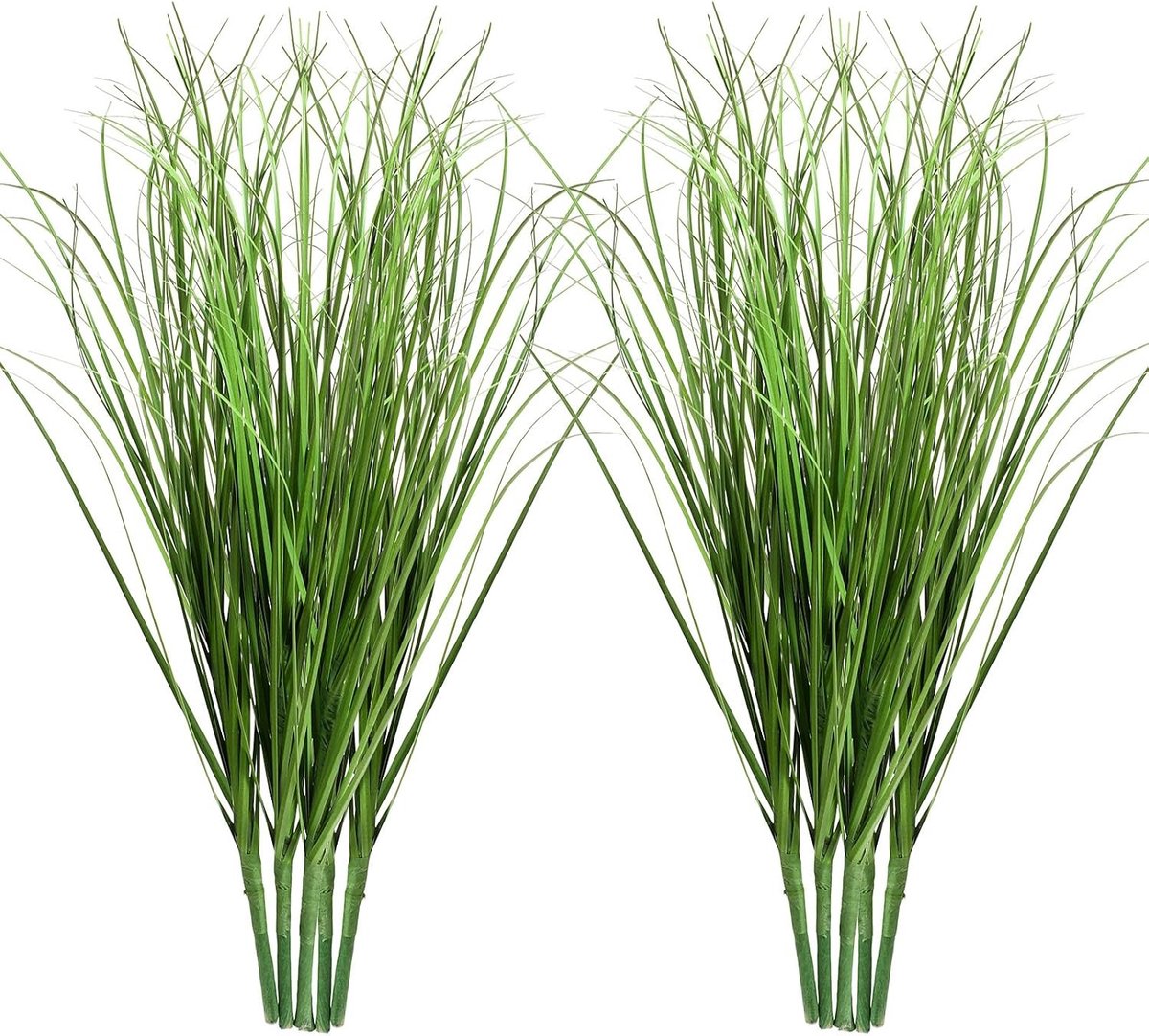 13.4 inch Kunstmatige Tarwegras Stelen - 10 Stuks UV Bestendige Planten voor Woonkamer, Kantoor en Balkon - Weerbestendige Groene Decoratie zonder Watering