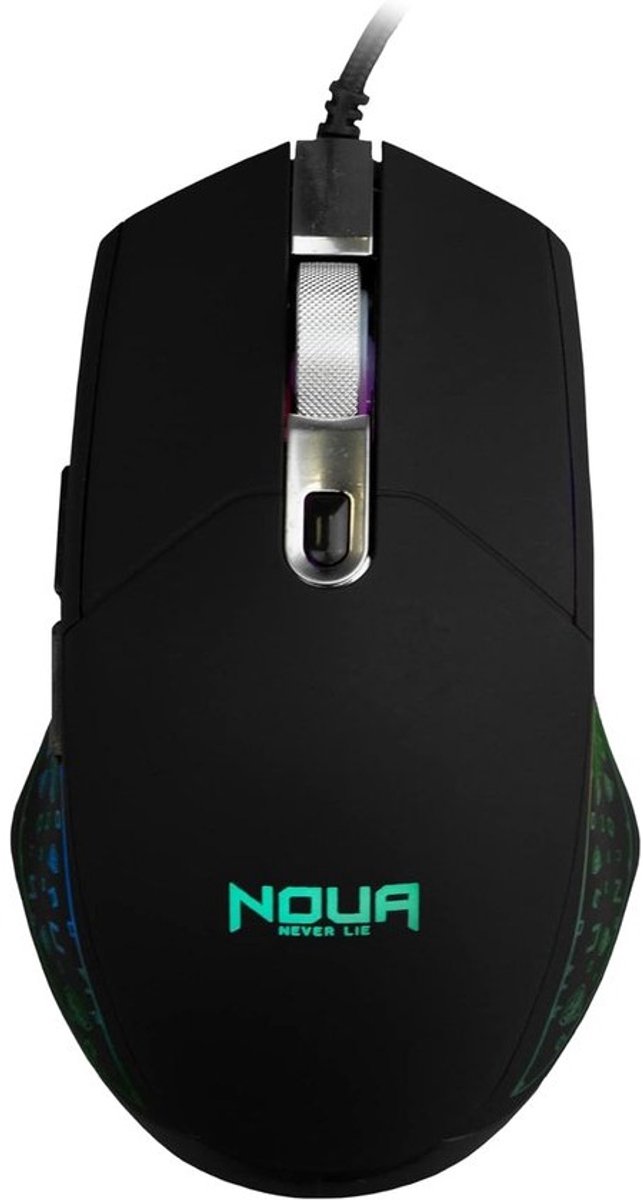 RGB Gaming Muis met Optische Sensor tot 4800 DPI en 6 Instelbare Modi