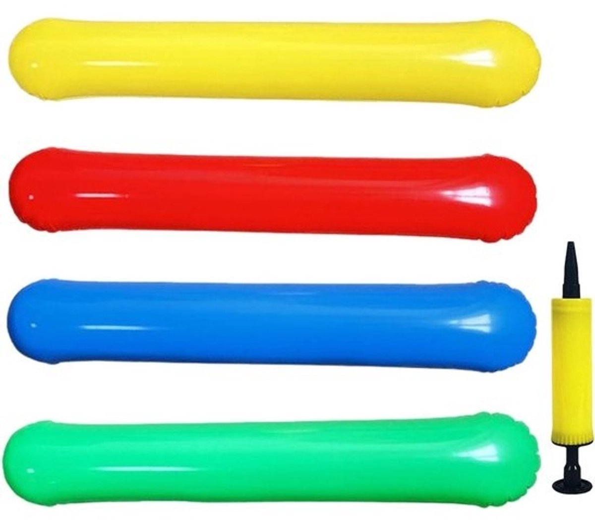 Opblaasbare Noodles - Zwemspeelgoed Set - Waterpret - Duurzaam PVC - 60 cm - Blauw
