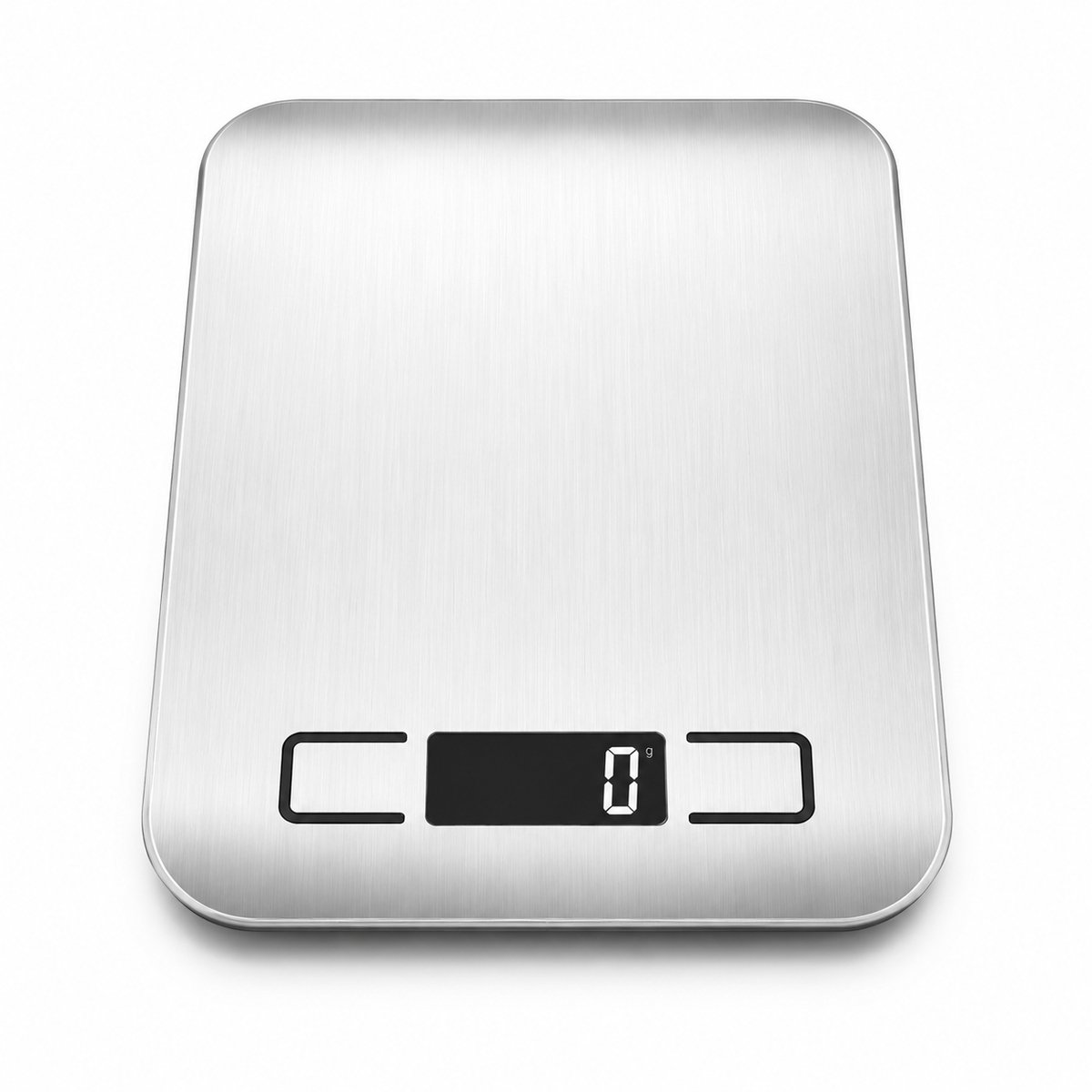 Digitale Keukenweegschaal - 10 kg - 1 g - Tarra - RVS - Zilver